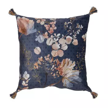 Бархатная подушка 40х40 Юпитер Петра Amo Lacasa, синий