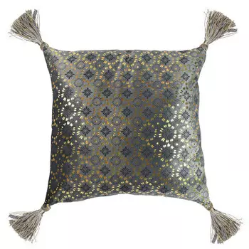 Бархатная подушка 40х40 Лорен Amo Lacasa, серый