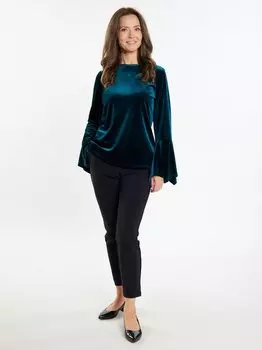 Бархатная рубашка Usha, синий