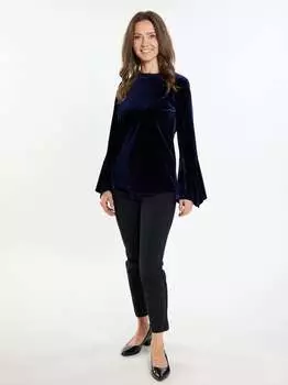 Бархатная рубашка Usha, синий