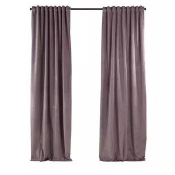 Бархатная штора Puude Home Design 140350, 25x1x140 см цвет hochglanz altrosa