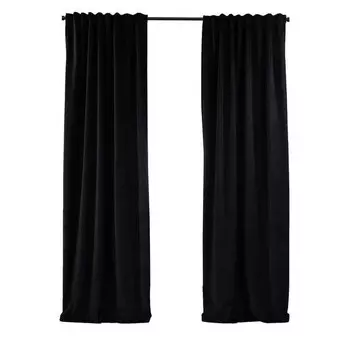 Бархатная штора Puude Home Design 280325, 25x1x280 см цвет wenge dekor