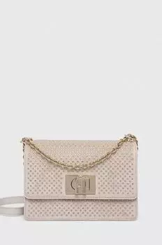 Бархатная сумочка Furla, белый
