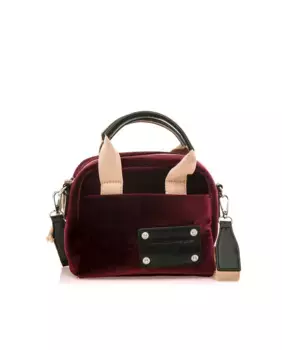 Бархатная сумочка с двойной ручкой Mustang, красный