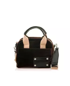 Бархатная сумочка с двойной ручкой Mustang, светло-коричневый