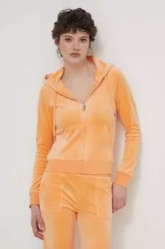 Бархатная толстовка Juicy Couture, оранжевый