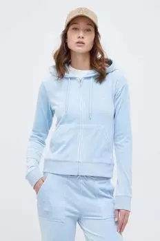 Бархатная толстовка Juicy Couture, синий