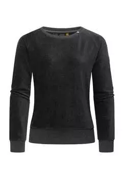 Бархатная толстовка с капюшоном Johanka Ragwear, серый