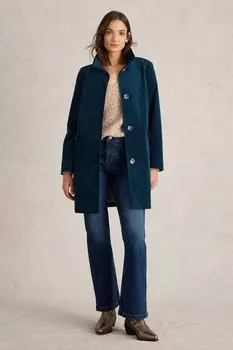 Бархатное пальто Карла White Stuff, зеленый