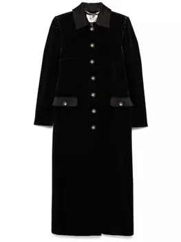 Бархатное пальто NISSA, черный