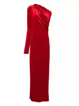 Бархатное платье Alchemy, красный