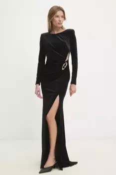 Бархатное платье Answear Lab, черный