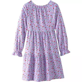 Бархатное платье Lands' End для девочек 2–20 лет, цвет Aqua