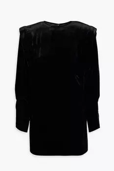 Бархатное платье мини Gabalia ISABEL MARANT, черный