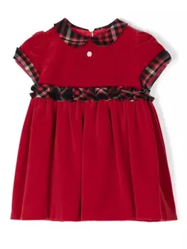 Бархатное платье Patachou, красный