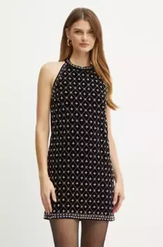 Бархатное платье Twinset, черный