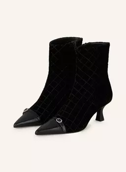 Бархатные ботильоны Thea Festa, черный