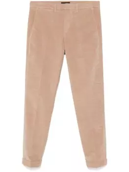 Бархатные брюки Fay, коричневый