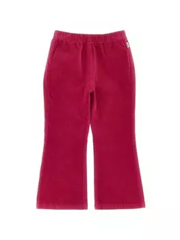Бархатные брюки Il Gufo, розовый