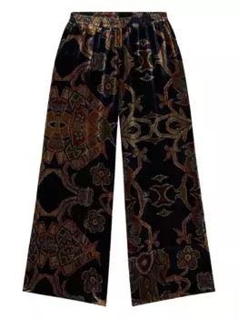 Бархатные брюки Kanada с узором Pierre-Louis Mascia, коричневый