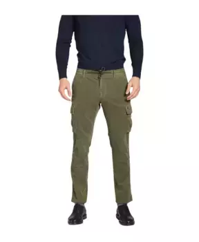 Бархатные брюки карго очень узкого кроя Mason'S, зеленый