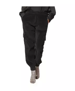 Бархатные брюки карго свободного кроя. Mason'S, черный