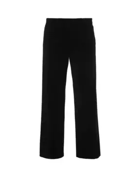 Бархатные брюки Max Mara, черный