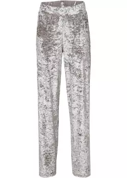 Бархатные брюки Rainbow, серый