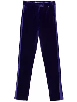 Бархатные брюки с завышенной талией NISSA, фиолетовый