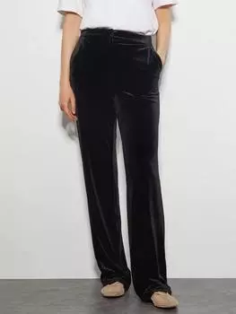 Бархатные брюки vada Monsoon, черный