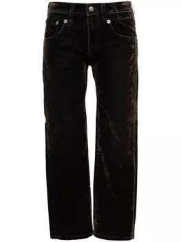 Бархатные джинсы прямого кроя R13