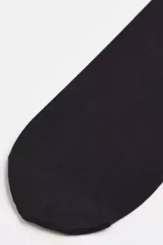 Бархатные колготки de luxe 50 H&M, черный