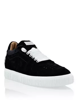 Бархатные кроссовки Plein Hurricane Philipp Plein, черный