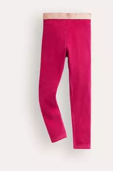 Бархатные леггинсы Boden, розовый