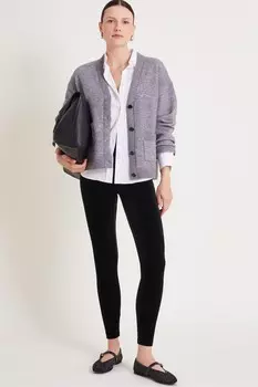 Бархатные леггинсы Vixie Monsoon, черный