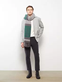 Бархатные мужские брюки чинос Slim Fit LCWAIKIKI Classic