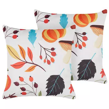 БАРХАТНЫЕ Подушки набор из 2-х штук Beliani, мультиколор