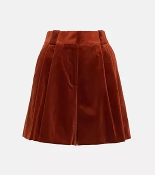 Бархатные шорты jealousy Blaz Milano, коричневый