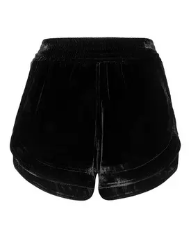 Бархатные шорты Philipp Plein, черный