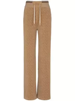 Бархатные спортивные брюки PB Labyrinth Balmain, нейтральный цвет
