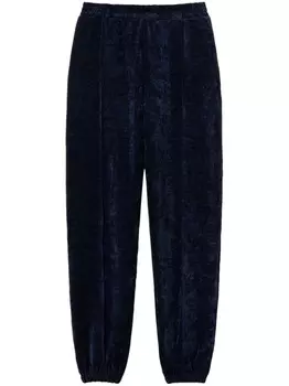 Бархатные спортивные штаны TWINSET, синий