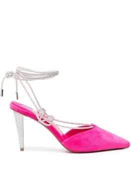 Бархатные туфли Astrid 85 Christian Louboutin, розовый