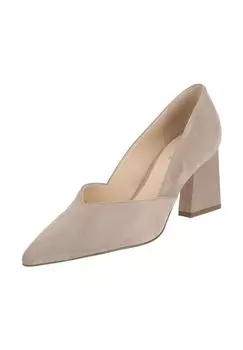 Бархатные туфли Hogl, тауп