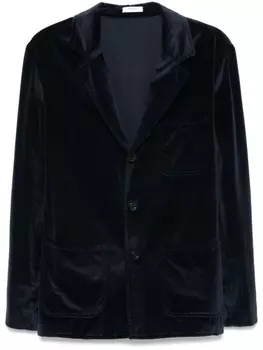 Бархатный блейзер Boglioli, синий