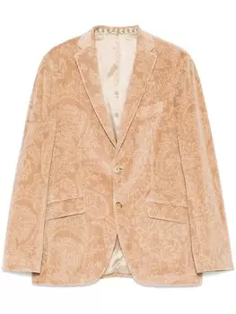 Бархатный блейзер ETRO, коричневый