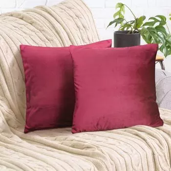 Бархатный чехол на подушку, опционально в комплекте с подушками, чехлы на подушки разных размеров и цветов, чехол на диванную подушку tinycurtains