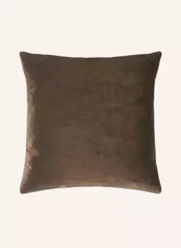 Бархатный декоративный чехол на подушку «Элегантность», 50 х 50 см. Pad, коричневый