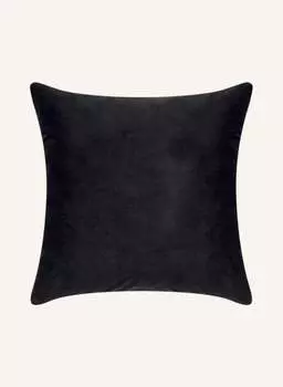 Бархатный декоративный чехол на подушку «Элегантность», 50 х 50 см. Pad, черный