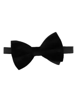 Бархатный галстук-бабочка FURSAC, черный