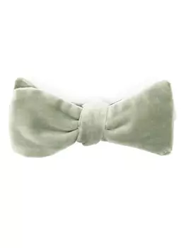 Бархатный галстук-бабочка Paul Smith, зеленый